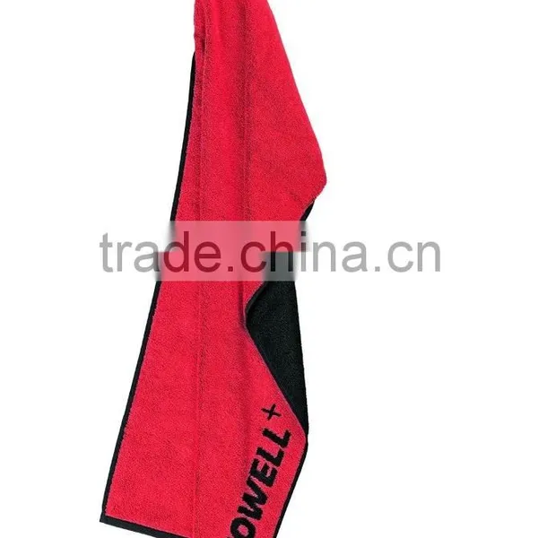 100 Cotton With Zipper Pouch or Pocket Fitness Towel photo-2