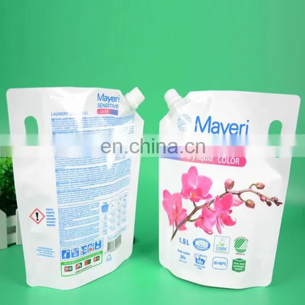 Squeeze Refillable Plastic Packaging Food Pouch /Reusable Spout Pouch Food Bag photo-2