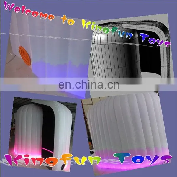 Lighting movable inflatable office pod