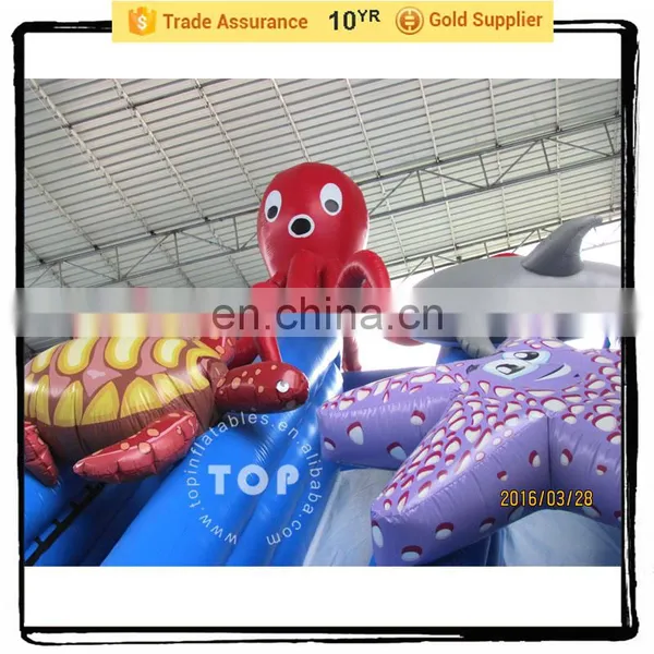 TOPINFLATABLES Water Hot Sale Slide, Inflatable Cartoon Slide photo-4