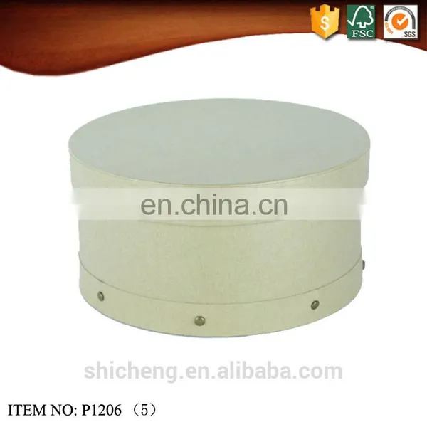 Kraft Paper Round Hat Box Wholesale photo-5