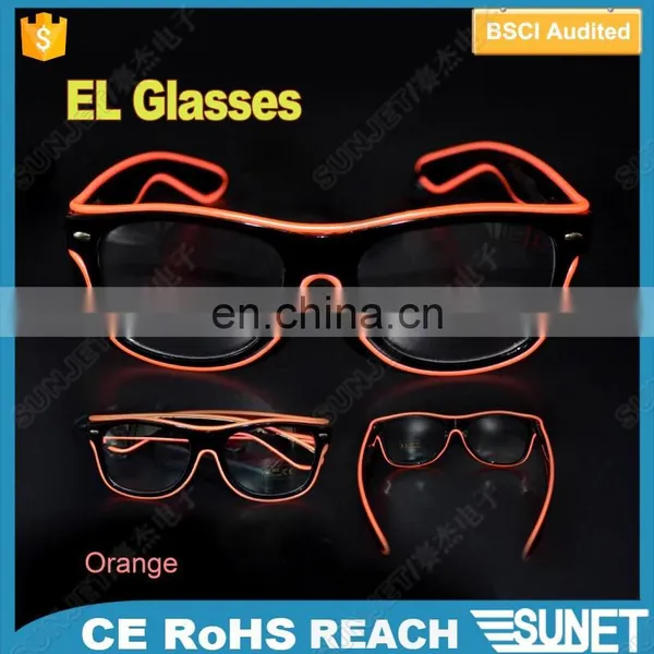 Party Decorations Colorful Led Lights el Reading Glasses With Led Light photo-4