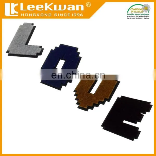 Fashionable Design Well Made Toothbrush Embroidery Patch/custom 3D Embroidery for Garments photo-2