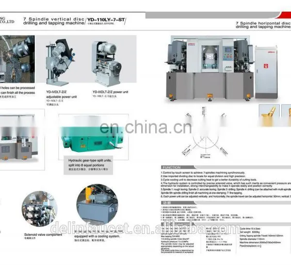 2014 YD New Condition Cnc Drilling and Tapping Special Purpose Machine photo-6