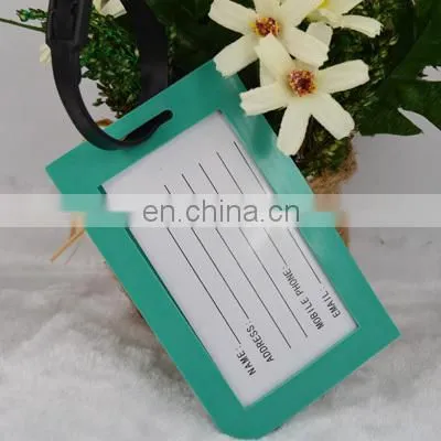 Cheap Portability Standard Size Soft Pvc Luggage Tag photo-2
