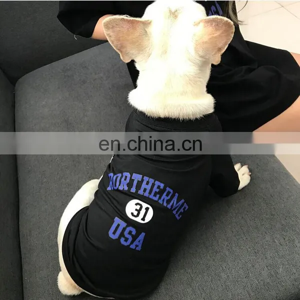 Wholesale Pet Clothing Accessory Dog Shirt Customized Pet Clothes Summer Pet Apparel photo-3