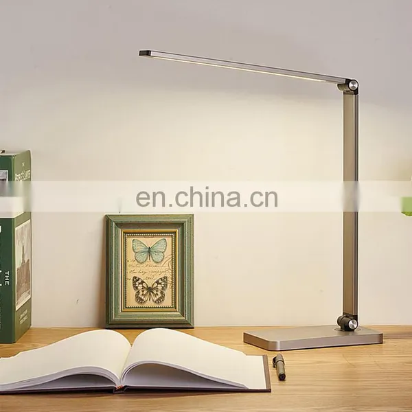 Custom LOGO OEM Modern Metal Bedside Led Table Lamp Phone Wireless Charging Desk Lamp photo-7