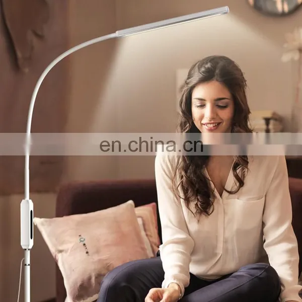 Factory Wholesale Office Hotel Floor Lamp Iron Metal Modern Unique Tripod Led Floor Lamp photo-3
