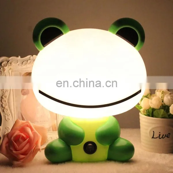 3D Led Cartoon Panda Night Light Bedroom Decorative EU Plug Light for Kids photo-2