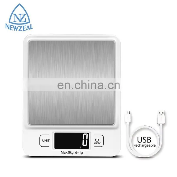 New Product 1G 5000G Electric Kitchen Weight Scale Grams Stainless Steel Accuracy Digital Electronic Kitchen Scale photo-2