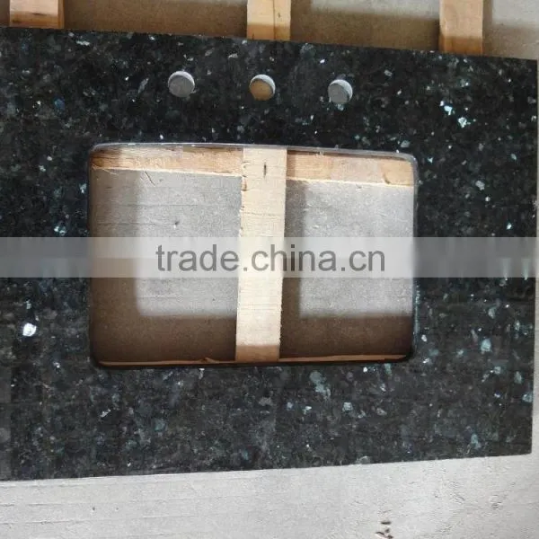 Hotel Bathroom Blue Pearl Granite Vanity Tops, Blue Pearl Vanity Tops photo-3
