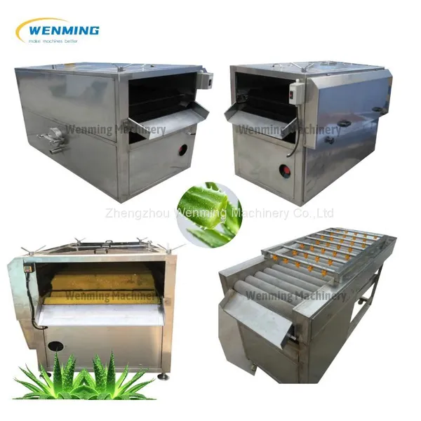 Automatic Aloe Vear Washing Machine Aloe Vear Washer Machine in Aloe vera gel manufacturing machine photo-4
