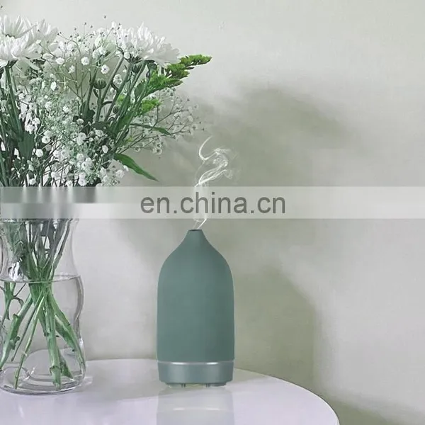 Stone Diffuser, Ceramic Ultrasonic Essential Oil Diffuser For Aromatherapy Black,160ml Capacity photo-3