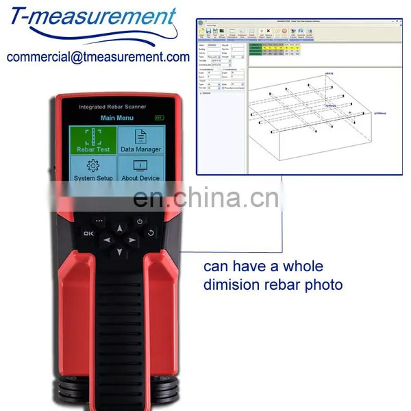 ZBL-R660 Scanner Covermeter Steel Reinforcement Detector Concrete Wall Scanner photo-5