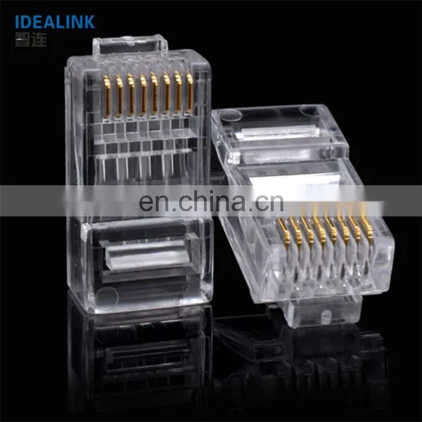 Low Price Male 8p8c Rj45 Connector 100pcs Set Cat6 Rj45 Modular Plug photo-5
