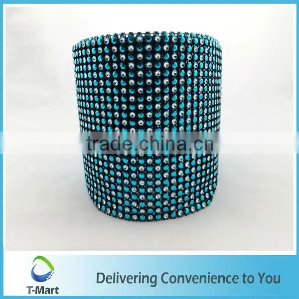 plastic fancy rhinestone chain trimming for garment accessory.