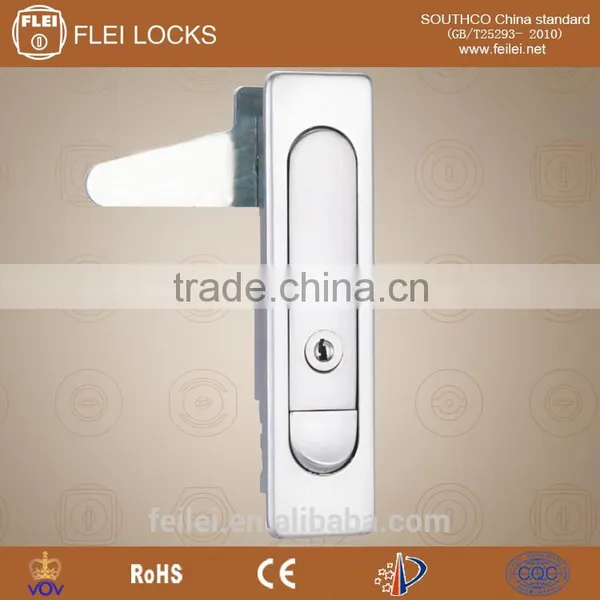 CE RoHS 2015 FEILEI MS504-1 Zinc Alloy High Good Quality Metal Industrial Cabinet Square Push Button Plane Lock