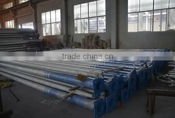 Q235 Steel Galvanized 6m Street Lamp Pole Steel Pole photo-4