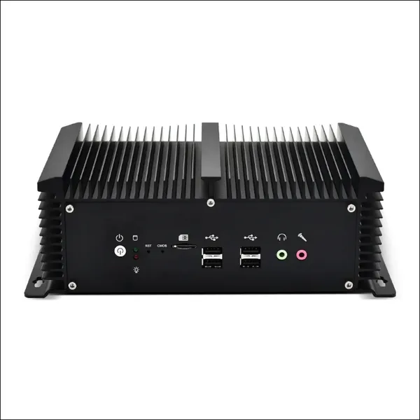 Fanless Mini PC Core-i7 8550U i5 7200U Quad Core 2*DDR4 2*COM Rugged Tablet Industrial Computer VGA HD WiFi Dual Lan Display