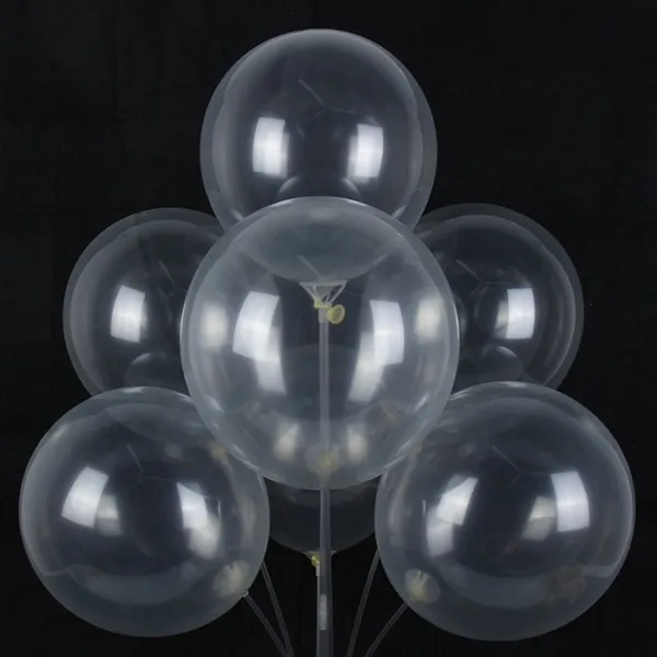 12 18 36 Inch Helium Printed Ballon Globos Custom Made Round Happy Birthday Number Printing Latex Clear Transparent Balloons photo-5