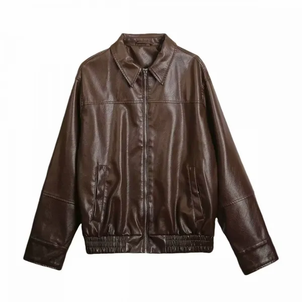European and American Autumn and Winter New Women's Clothing, American Retro Old Money Style, Stylish and Stylish Jacket, Motorcycle Suit Jacket photo-4
