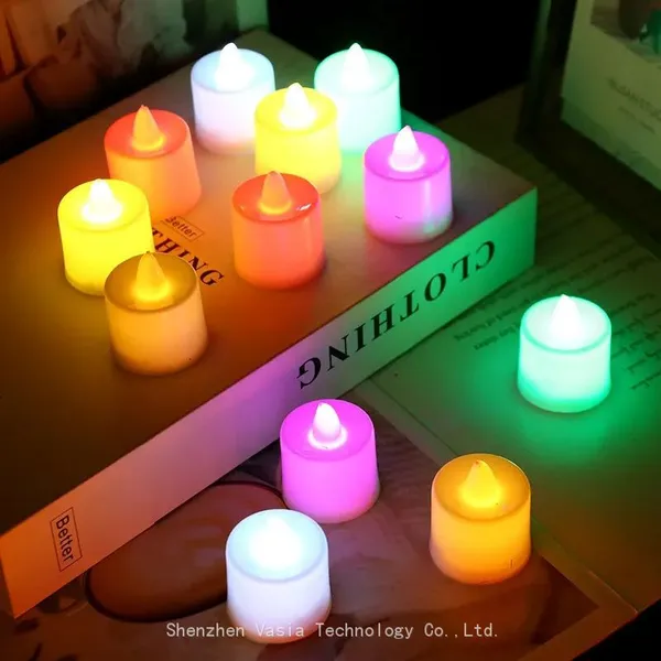 Long-Lasting Flameless Tealight Candles, 200H+ Battery-Powered LED for Wholesale Decor photo-4