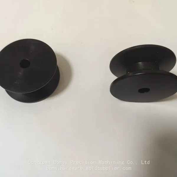 На заказ CNC-обработка и токарная обработка пластиковых роликов направляющих конвейеров из нейлона и ПОМ (ацетал)