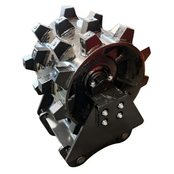 Heavy-Duty 12 Ton Compactor Wheel Attachment Suitable for All Kinds of Excavator Models photo-2