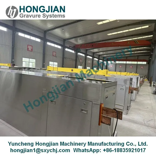 HJ Electrolytic Degreasing Machine for Gravure Cylinder Copper Chrome Process