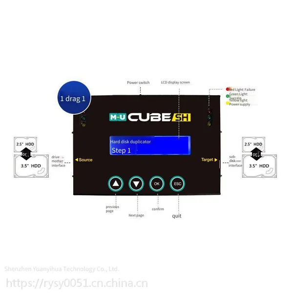 Video Fast Copier, High-speed Hard Disk Copier, System Backup Machine, Hard Disk Duplication and Cloning Machine Sh2502 photo-2