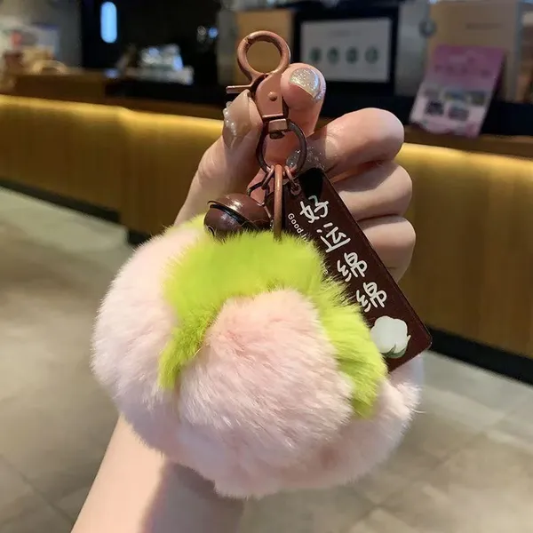 Kawaii Peach Persimmon Bag Charm photo-3