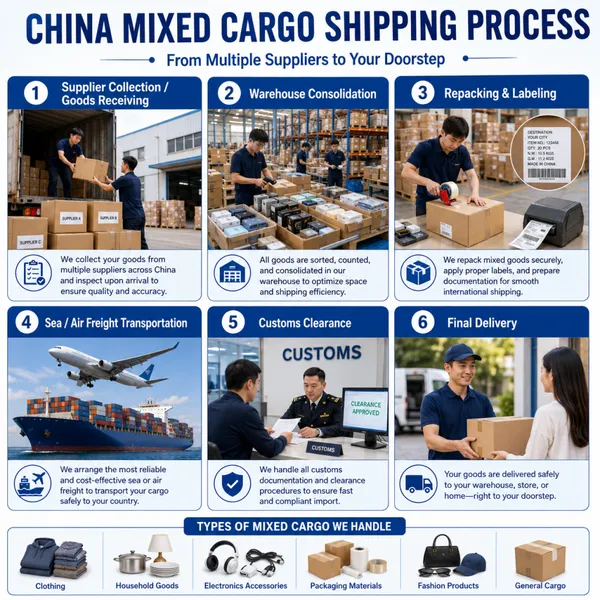 China Mixed Cargo Freight Forwarder for Importers and Small Business Buyers photo-5