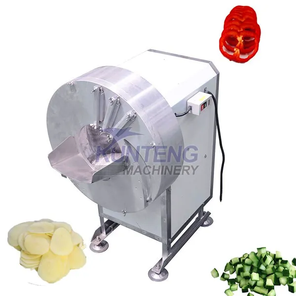 Electric Frozen Fruit Banana Avocado Slicer Auto Vegetable Potatoes Industry Slice Cutter Plantain Chips Cutting Machine EPC