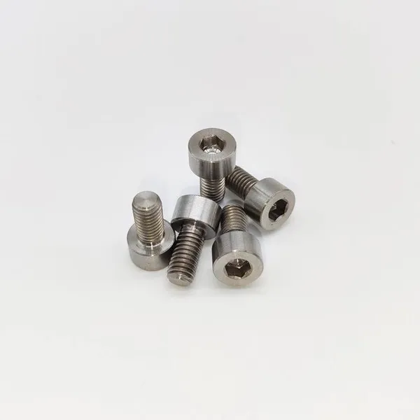 Grade5 Titanium Button Socket Cap Screws Ti‑6Al‑4V High Strength Alloy Fasteners