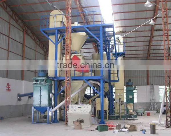 automatic production line for colored coating mortar