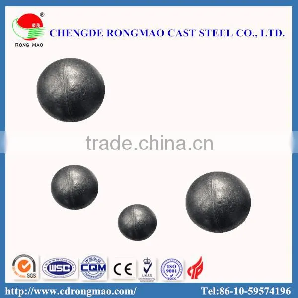 Low Chrome Ball Cast Grinding Media Balls Strong Abrasion Resistance photo-4