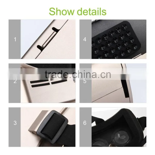 2016 Latest Electronic Gadgets Virtual Reality 3D Glasses for 3D Movie and Game photo-5