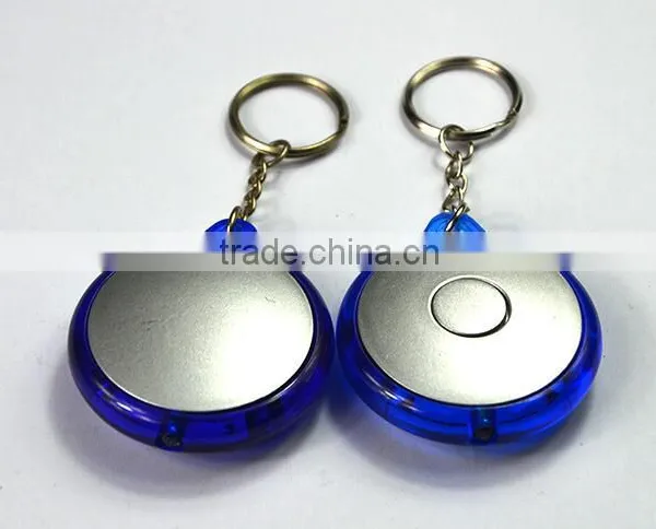 Cheap Round Shaped LED Torch Light Key Chain Worldwide Shipping Wholesaler photo-3