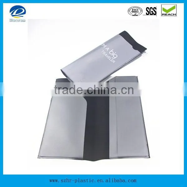 New Design High Quality PVC Ticket Holder,passport Organizer With Zipper on Each Side photo-2