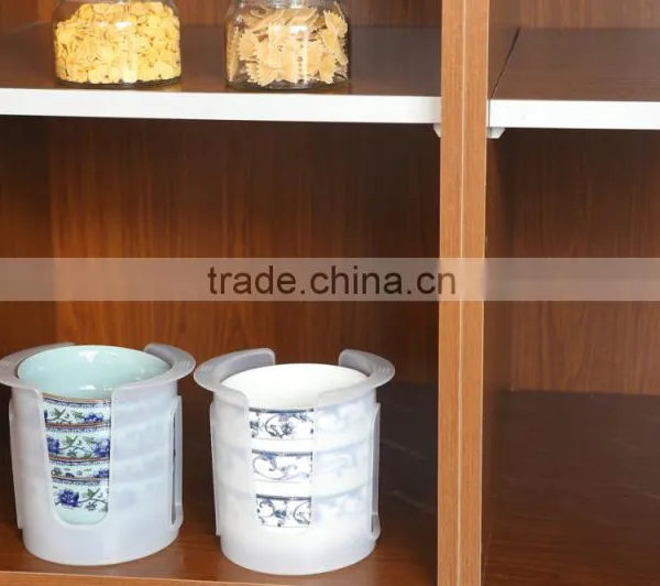 PP 16.8*13.8*15 Kitchen Utensil Plastic Dish Rack/unique Dish Rack/plastic Storage Rack photo-2
