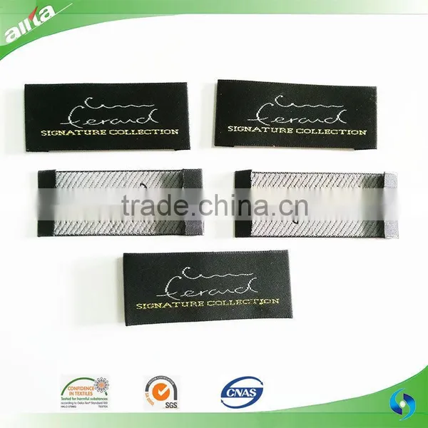 Customized Satin Woven Label for Clothing, Wholesale Garment Woven Label Tags photo-3