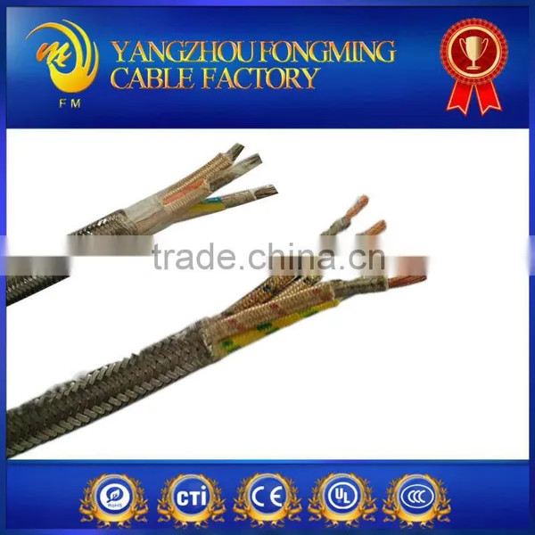 400deg.C 304 Mica Fiberglass Wire With Stainless Steel Shield Wire Cable photo-2