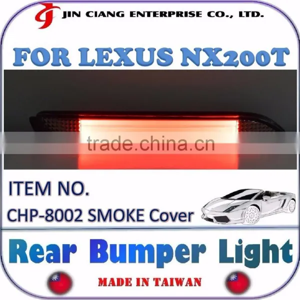 BODY KIT LED RED Brake Rear Bumper Tail LIGHT For For LEXUS NX200T photo-3