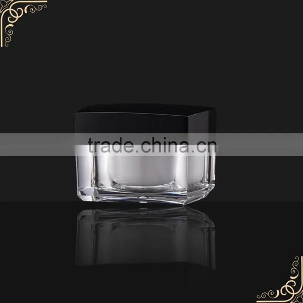 120g Round Cream Jar With Golden Lid Pump Cosmetic Container photo-2