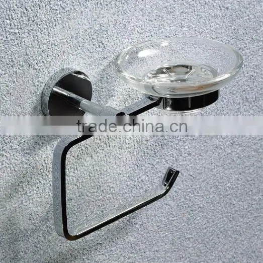Bathroom Accessories Paper Holder With Soap Dish