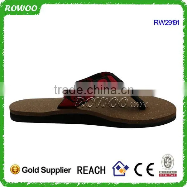 Hot Selling Eco-friendly Factory Price Wood Sole Flip Flops Cork Slippers Men photo-6