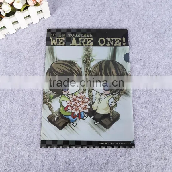 Business Promotional Polypropylene Plastic L Shape Folder Envelope File Folder pp Plastic Expandable File Folders photo-2