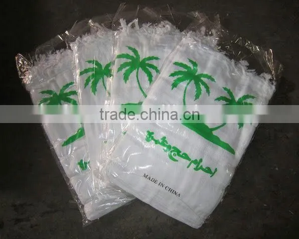 China Supply White Custom Hajj Ihram Ehram Towel Set photo-4