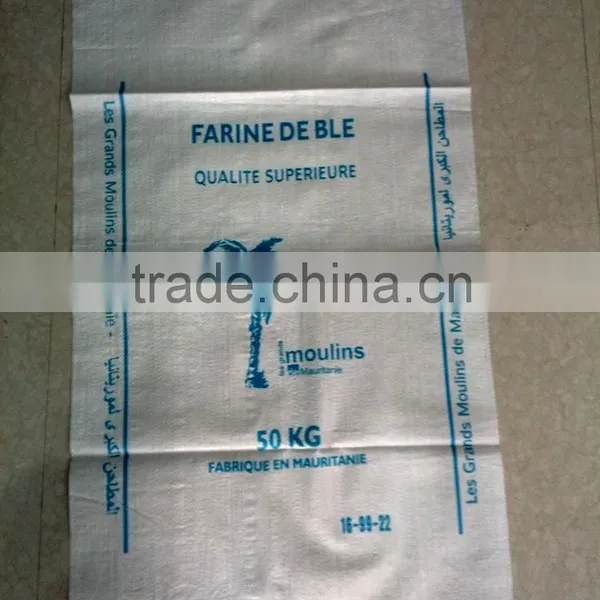 Agriculture Product Packaging Use pp Woven Bag for Coconut Flour FARINE DE BLE photo-3