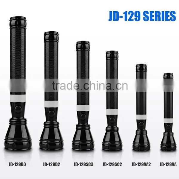 Cheap High Power Long Distance Aluminum Portable The Middle East LED Rechargeable Flashlight Torch - JD129 Keen photo-2